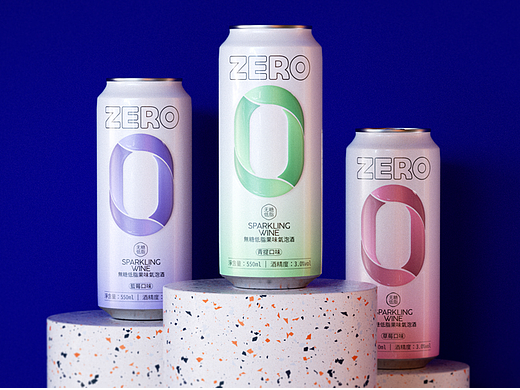 包装设计｜ZERO无糖气泡酒饮料包装设计