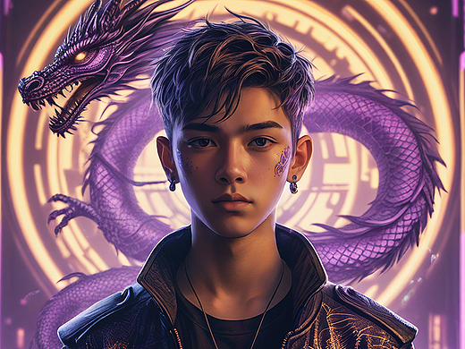 龍的傳人（個(gè)人主頁(yè)-ZNjc0OTk0NDQ=） - AI作品 - 站酷設(shè)計(jì)師賣(mài)蜂蜜的熊小二原創(chuàng)素材 - 站酷ZCOOL