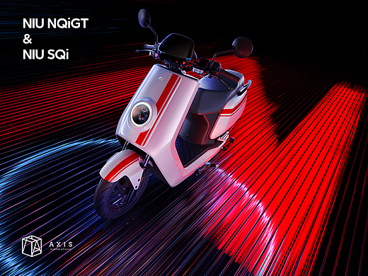 小牛電動車NQiGT & SQi內部結構及氛圍渲染圖