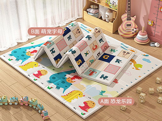 母婴产品-玩具之可以咬不的爬行垫