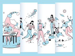 2022年4月 原創(chuàng)小清新系列插畫