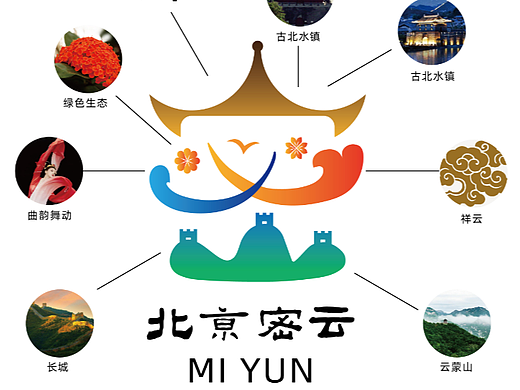北京密云区文旅LOGO设计
