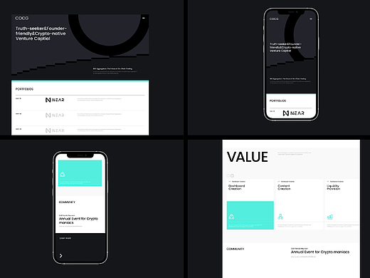 COCG海外战略投资独立站官网视觉