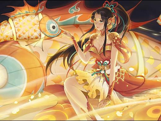 三国杀--张嫙--鱼灯飞舞