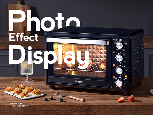 惠而浦35L烤箱详情页拍摄