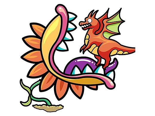 食人花表情包制作