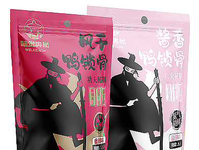 鸭锁骨包装设计