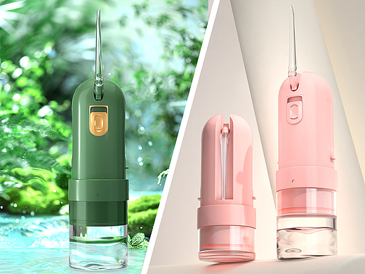 #C4D静物 建模渲染 电动冲牙器#