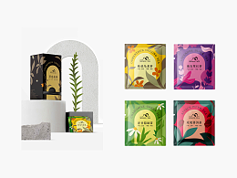 茗也花茶系列包装