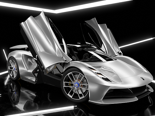 《极品飞车:热度》风格汽车渲染 - - 路特斯EVIJA