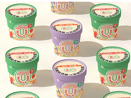 0蔗糖银耳羹丨包装设计