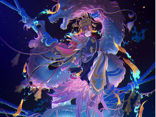 冥府幽焰（暗黑系插画）