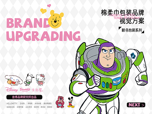 卡米屋迪士尼/三丽鸥包装品牌视觉方案