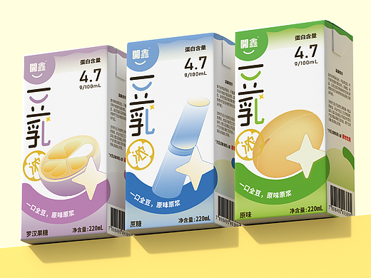 開鑫浓豆乳包装设计