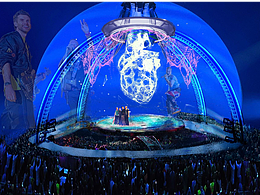 修改为Coldplay做的舞台