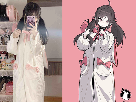 我不装了-我摊牌了~原子酱-速写练习