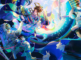 创意插画-大构图