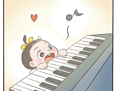 某音乐公众号约稿漫画