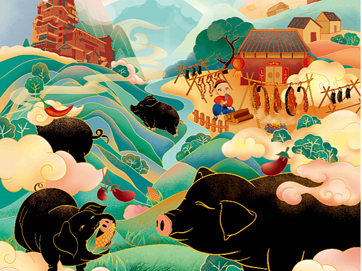 国朝插画