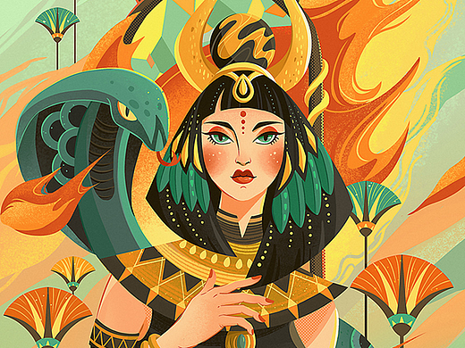 扁平人物插画