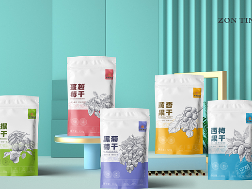 齐乐果园|果干包装设计×中廷品牌设计
