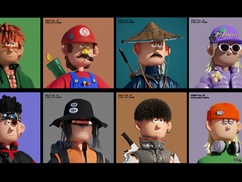 Digital ip（個(gè)人主頁-ZNjQ3ODI4OTI=） - 人物/生物 - 站酷設(shè)計(jì)師小樹不咬人原創(chuàng)素材 - 站酷ZCOOL