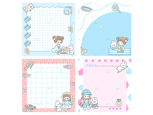 文創(chuàng)設計/便利貼（個人主頁-ZNjI4MTQwMTY=） - IP形象 - 站酷設計師一張被子原創(chuàng)素材 - 站酷ZCOOL