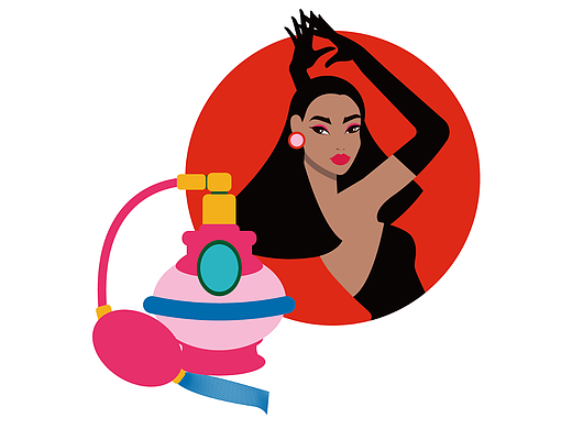 插画作品 - 她香（个人主页-ZNjU3NDg0Mjg=） - 商业插画 - 站酷设计师IamDreameng原创素材 - 站酷ZCOOL