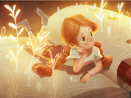 手绘插画美漫风