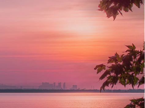武汉东湖日出