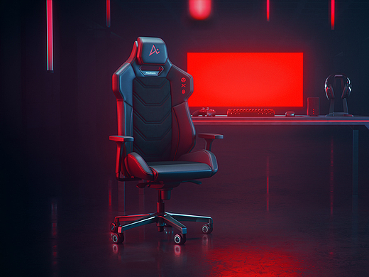 人体工程学电竞椅创意CG动画
