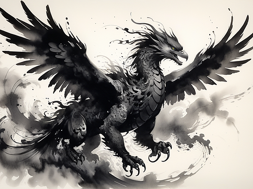 水墨:异兽
