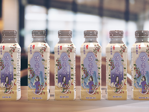 功亦補(bǔ)茶包裝（個(gè)人主頁(yè)-ZNTk1MjM0ODA=） - 商業(yè)插畫 - 站酷設(shè)計(jì)師作妖設(shè)計(jì)_月嘻嘻原創(chuàng)素材 - 站酷ZCOOL