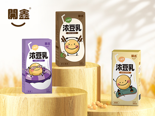 開鑫濃豆乳包裝設(shè)計｜好豆乳零添加（個人主頁-ZNjY2MTIwNzI=） - 包裝 - 站酷設(shè)計師暴躁六六原創(chuàng)素材 - 站酷ZCOOL
