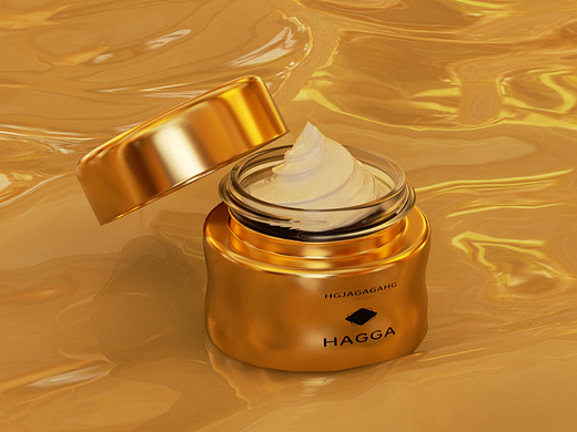 練習(xí)作品-C4D面霜建模渲染（個人主頁-ZNjMxMTAwMTY=） - 產(chǎn)品 - 站酷設(shè)計師呼哈啦咔原創(chuàng)素材 - 站酷ZCOOL