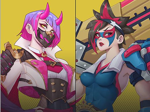 LOL怪盗同人——锐雯、剑姬