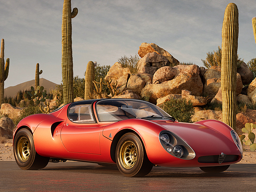 1967 Alfa Romeo 33 实景渲染