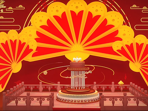 中国珠宝产品展示动画