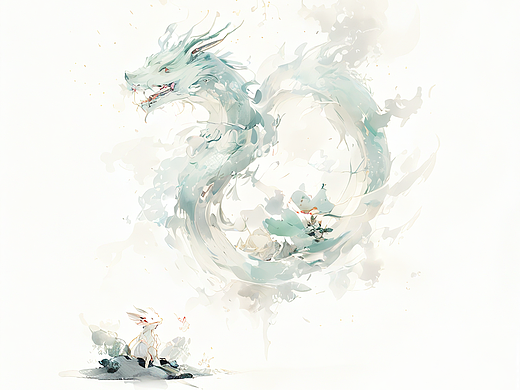 山水有灵，辰龙卯兔