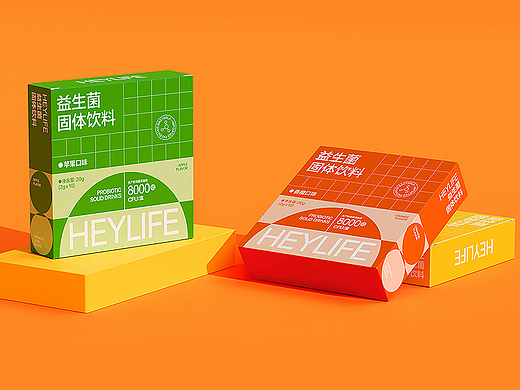 包装设计 益生菌固体饮料包装 HEYLIFE 益生菌
