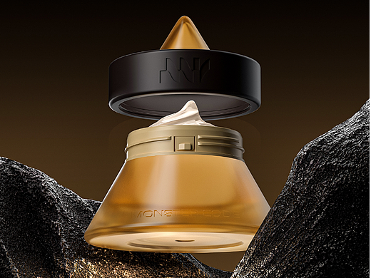 野兽代码金字塔面霜视觉KV 产品渲染场景图 请勿商用