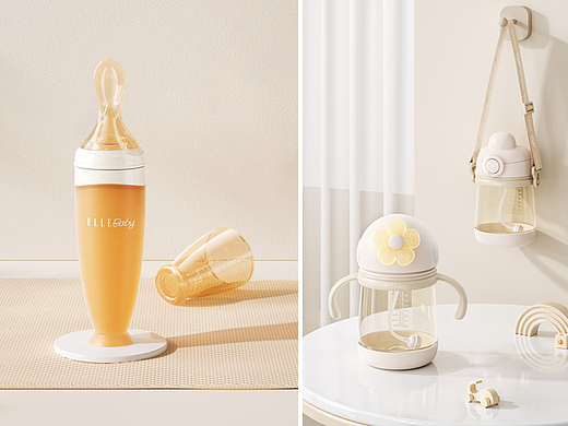 ELLE BABY/米糊瓶/花朵水杯—喂养类