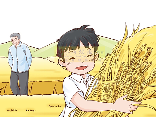 青少科普二十四节气名俗中小学生漫画插画选登