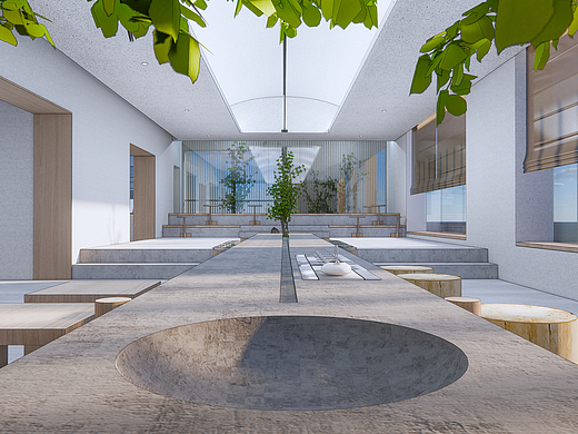 功能空间 I 华业羽绒办公综合楼空间设计节选