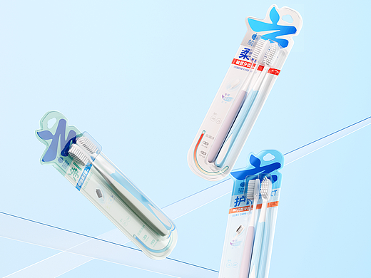 五克氮²×云南白药 | 牙刷系列线 产品包装重塑