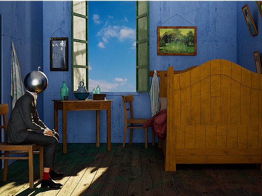 如果我來到梵高在阿爾勒的房間（個人主頁-ZNjM5ODQ0MzI=） - 動畫/影視 - 站酷設(shè)計師Spike_d原創(chuàng)素材 - 站酷ZCOOL