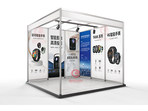 一希品牌设计--展会展板、海报、易拉宝系列宣传品设计