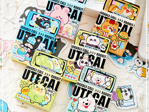 可爱指令贴纸（个人主页-ZNjgwMDAzODQ=） - 商业插画 - 站酷设计师抠脚鸭鸭原创素材 - 站酷ZCOOL