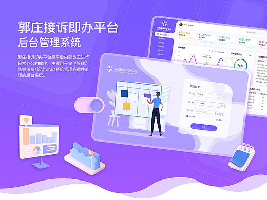 郭庄接诉即办平台后台管理系统-B端后台