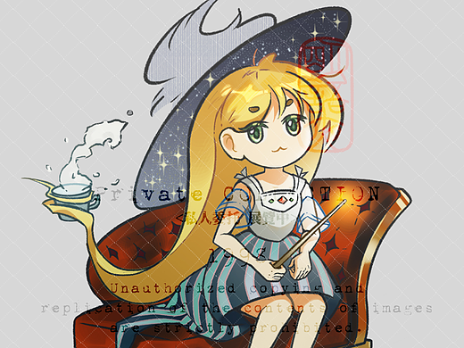 兔兔小魔女q版